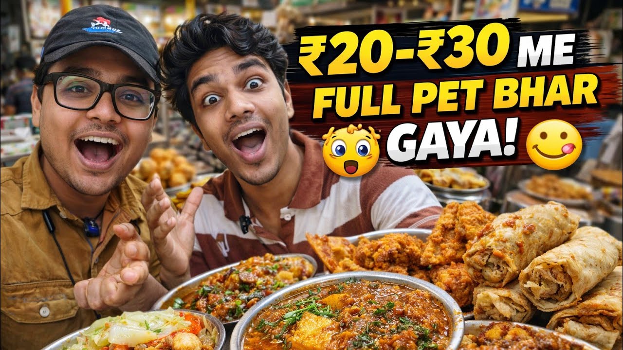 Sealdah cheapest street food tour ₹20–₹30 Me Full Pet Bhar Gaya 😱 | Sealdah Street Food Kolkata 