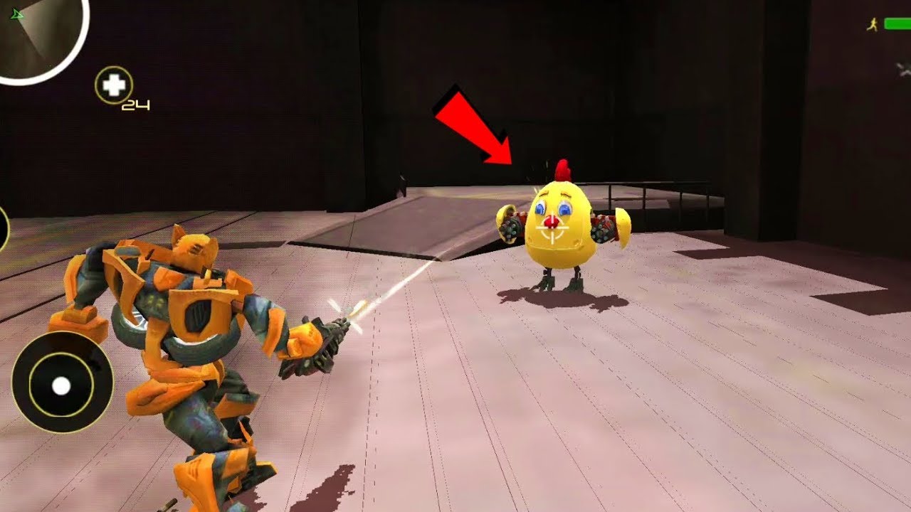 Robot City Battle - (Kill Robot Chicken) Transformer Fight CHICKEN ROBOT - Mission Complete