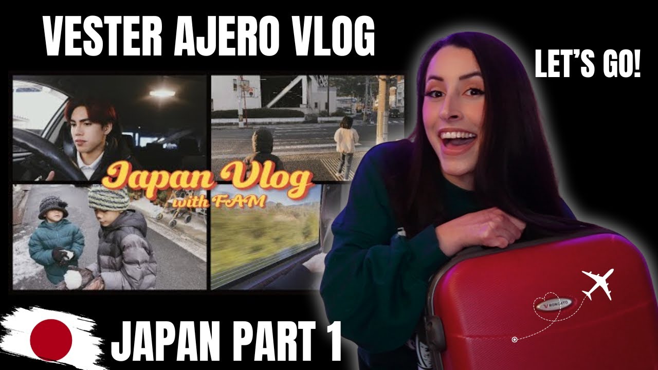 Japan Vlog Pt.1 | Vester Ajero REACTION *too cute to handle*