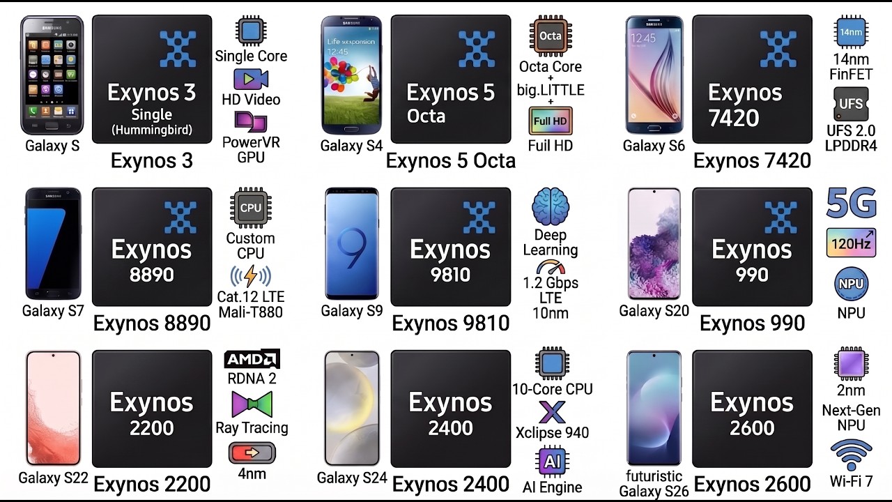 Every Exynos Flagship Processor Explained