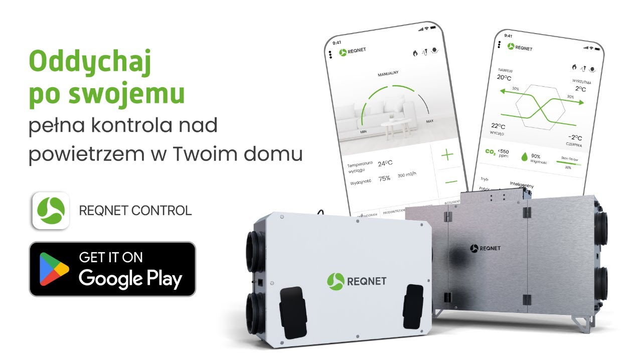 REQNET CONTROL - Pełna Kontrola Nad Rekuperacją (Android)