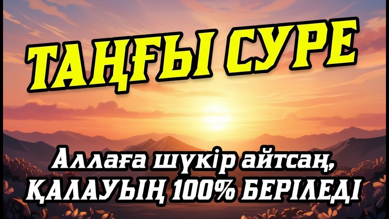Таңғы сүрені қосыңыз 💥Үйден жамандық қашады💥 Сосын береке байлық қалағаның беріледі💥