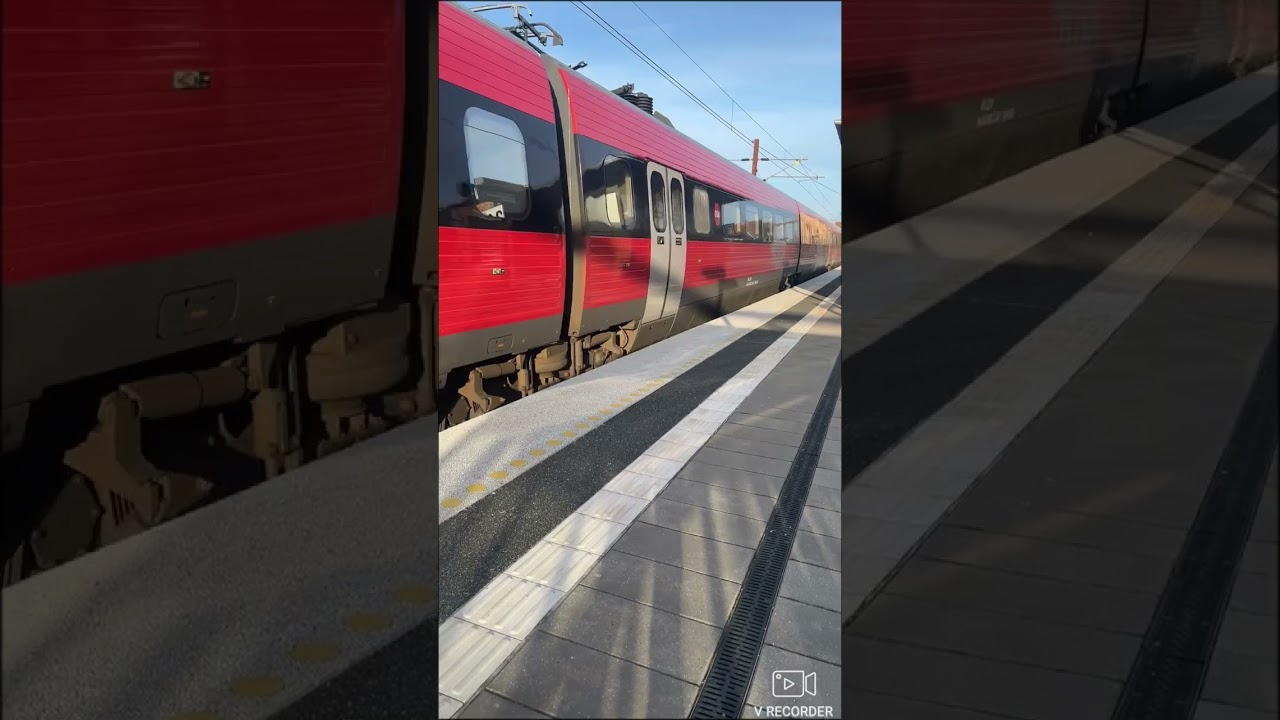 Tog på Slagelse station del 1