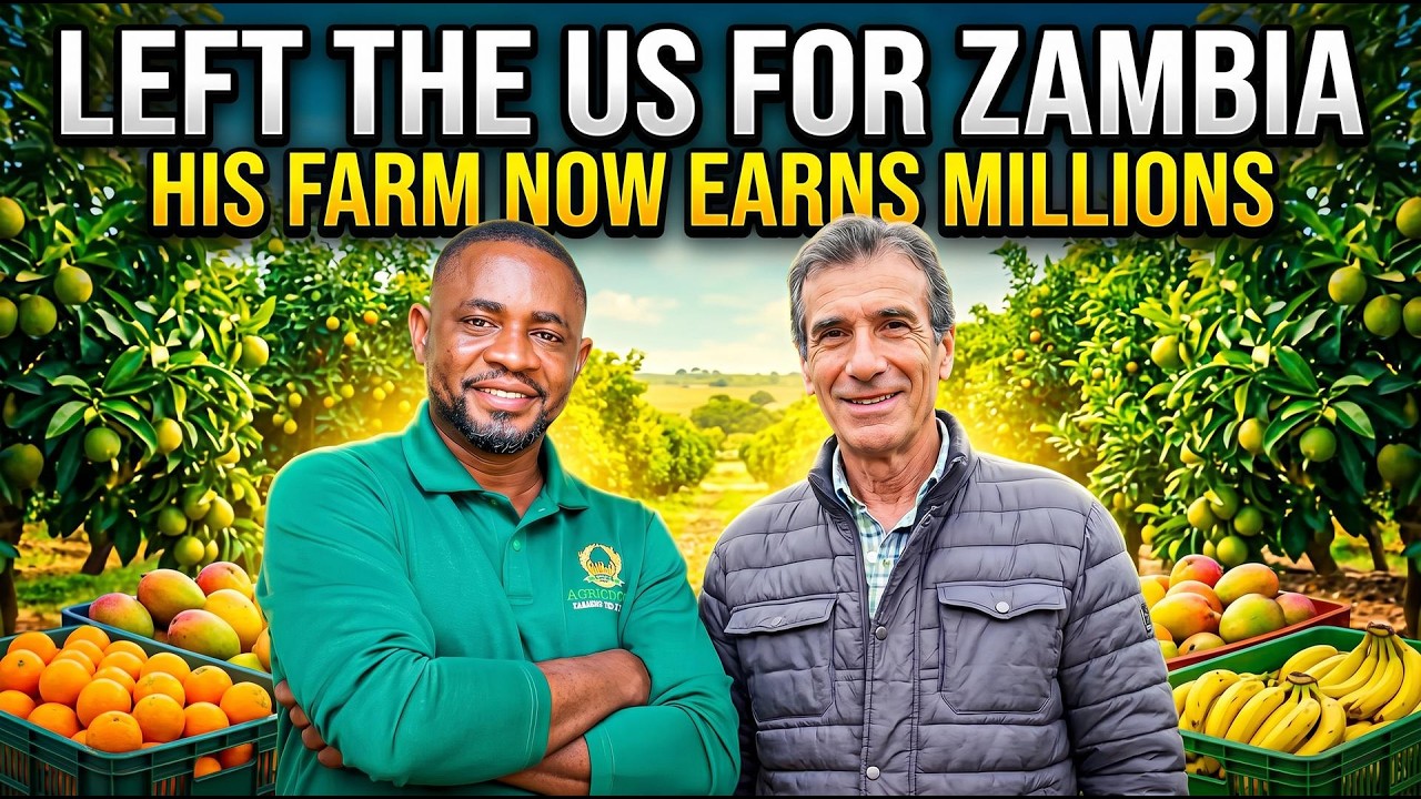 He Retired to Zambia — Now His Farm Hobby Booms! 🇿🇲