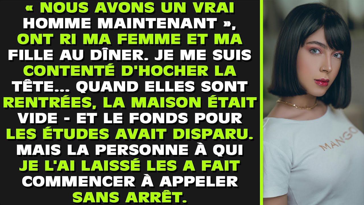 Fonds Universitaire Pour La Fille De Son Vrai Père! Le Rire De Ma Femme S'est Changé En Supplication