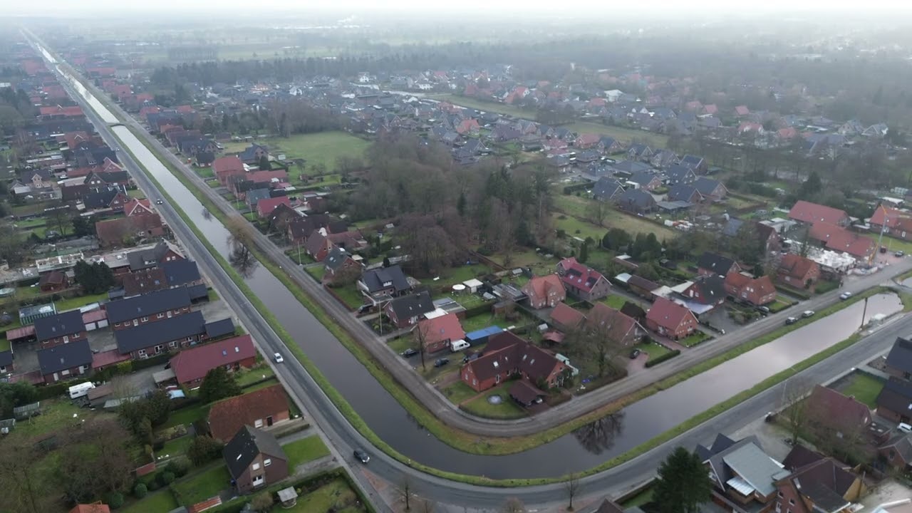 Calm City Drive | Peaceful Urban Road in 4K Drone View