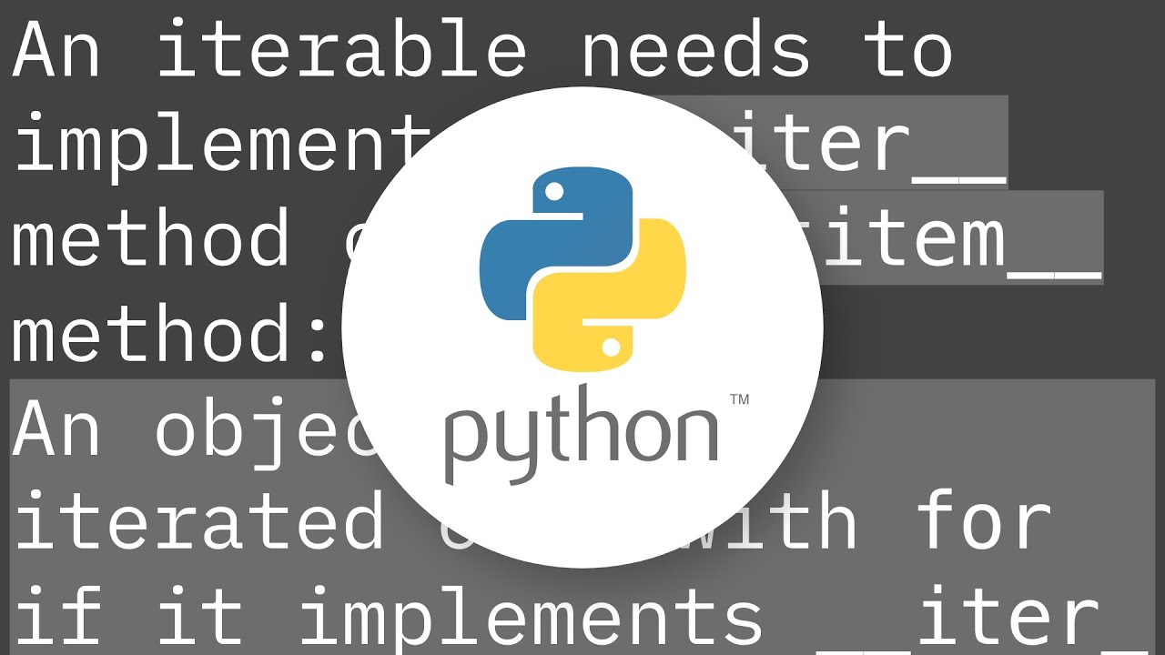Is an iterator also an iterable?