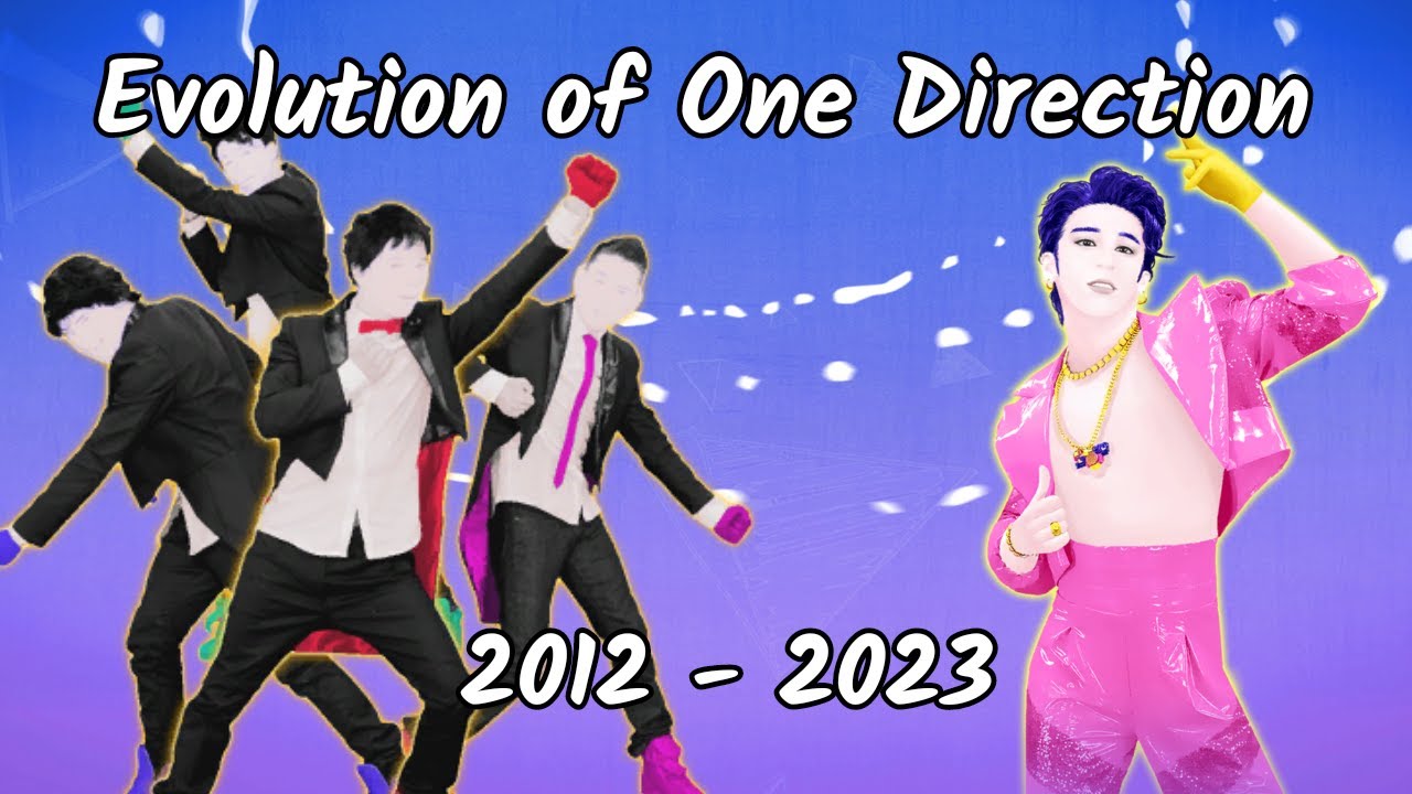 Evolution of One Direction on Just Dance