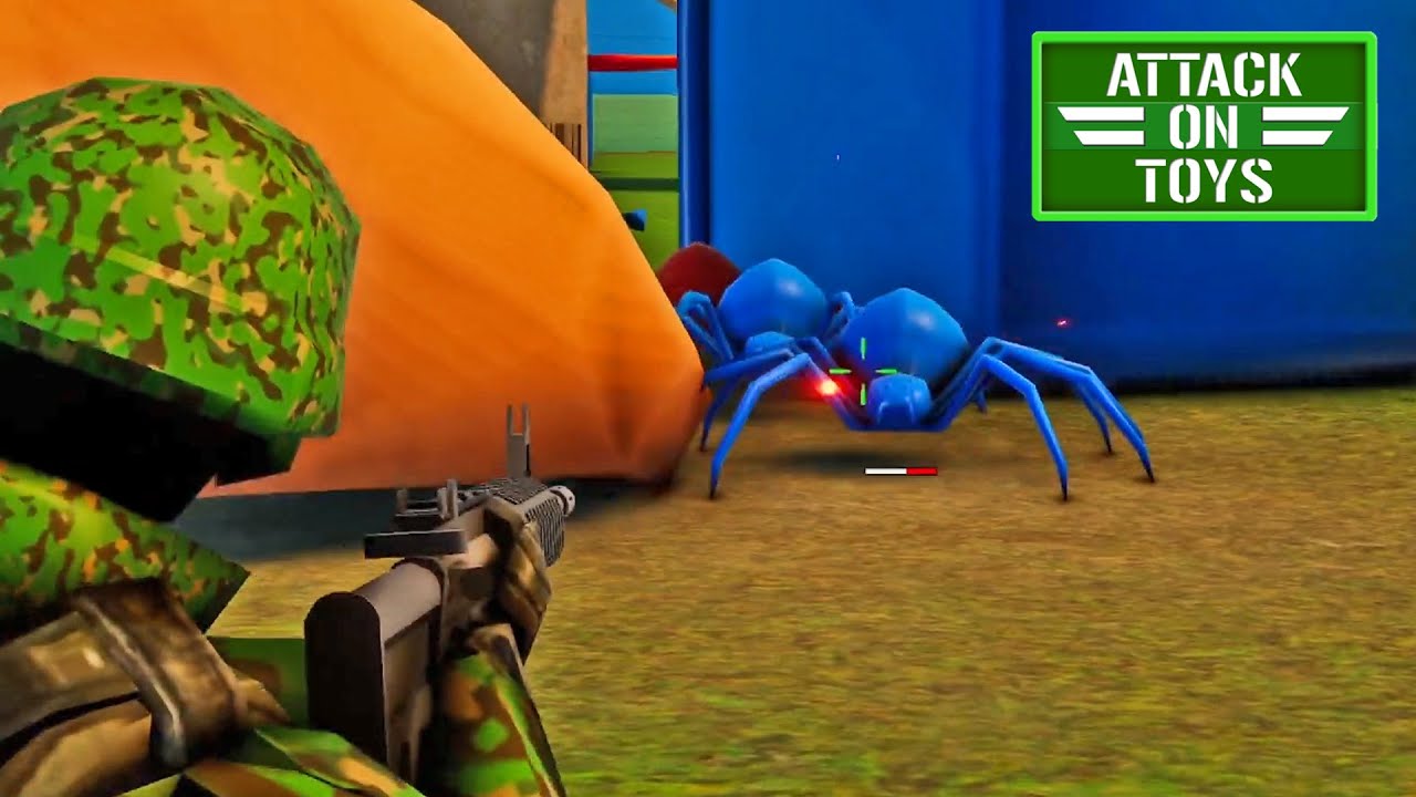 Commando In The Bug War! | Attack On Toys