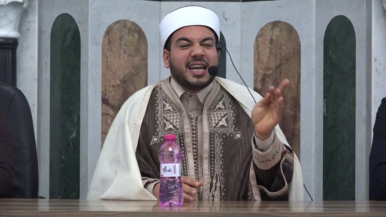 الشيخ عزالدين ثامر في محاضرة بجامع الصفاء بحمام الشط بعنوان وقفات مع قوله تعالى قل بفضل الله وبرحمته