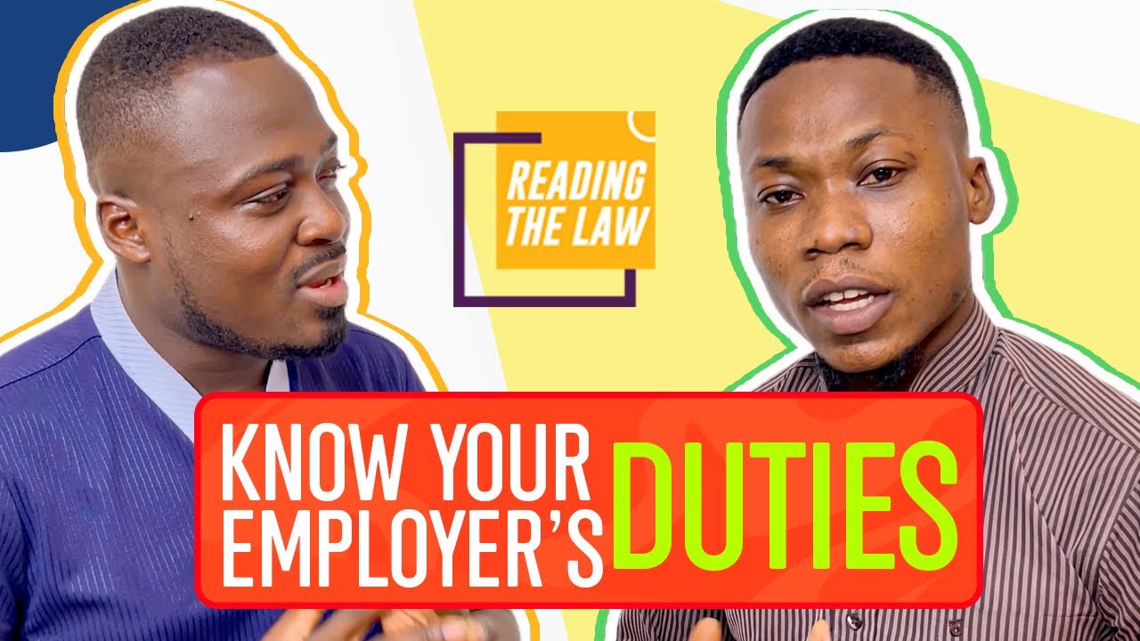 The Rights and Duties of Your Employer - Reading the Law