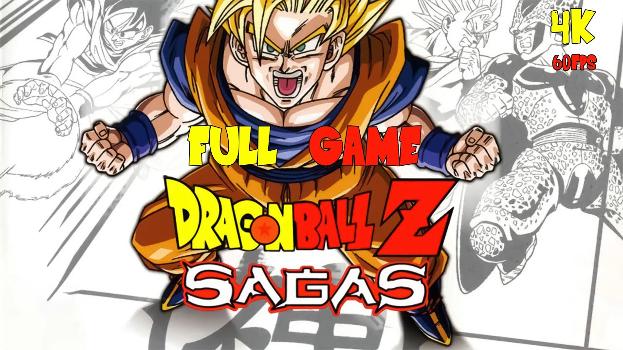Dragon Ball Z: Sagas (PS2) Full Gameplay Walkthrough 4K UHD Longplay