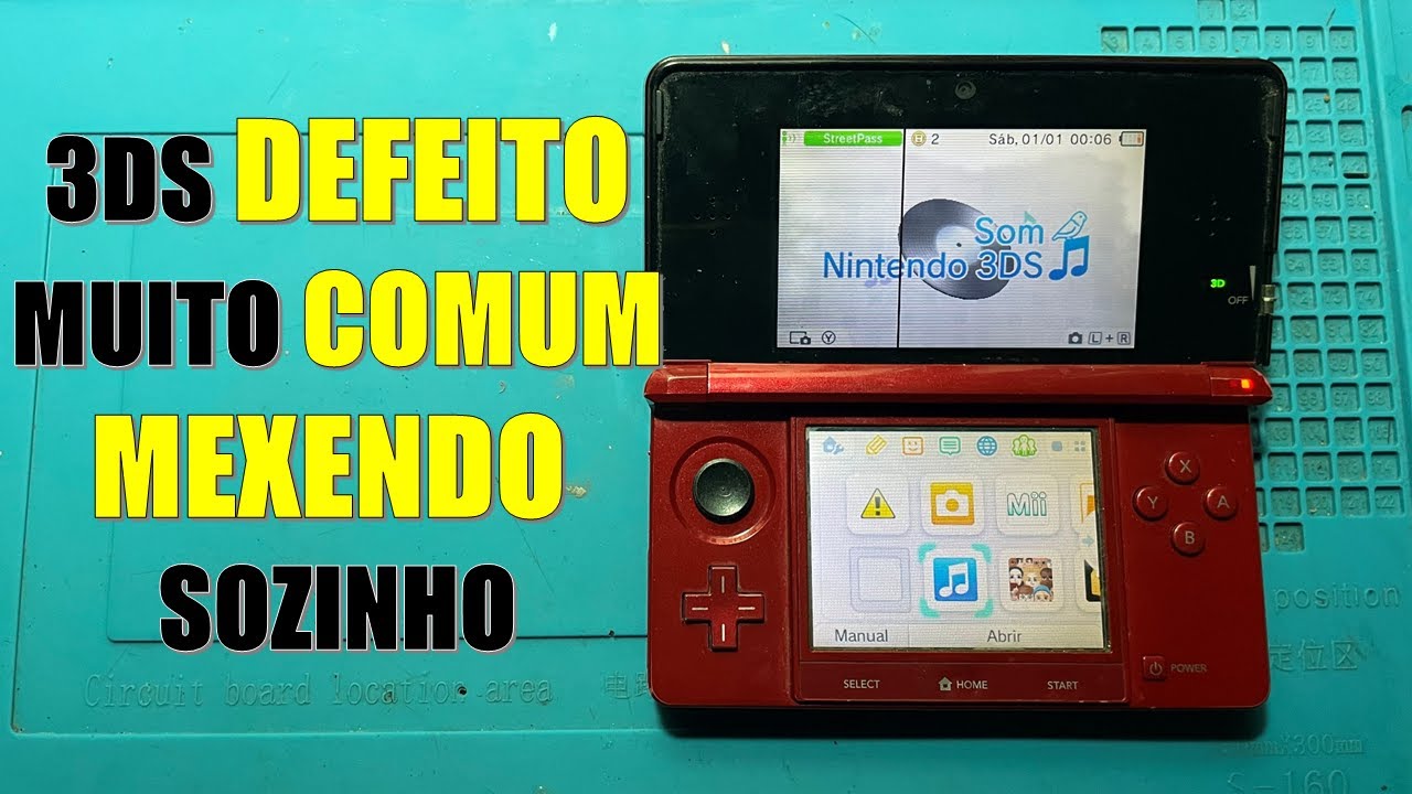 NINTENDO 3DS COM DEFEITO MEXENDO SOZINHO !!! 3 DIACAS IMPORTANTES   #3ds #nintendo #nintendo3ds