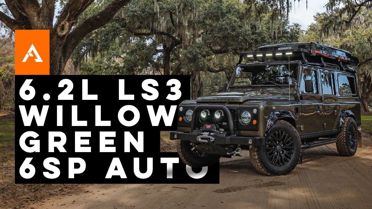 Arkonik Land Rover Defender 110 walk-around | 6.2 LS3 | Willow Green | 6-sp Auto