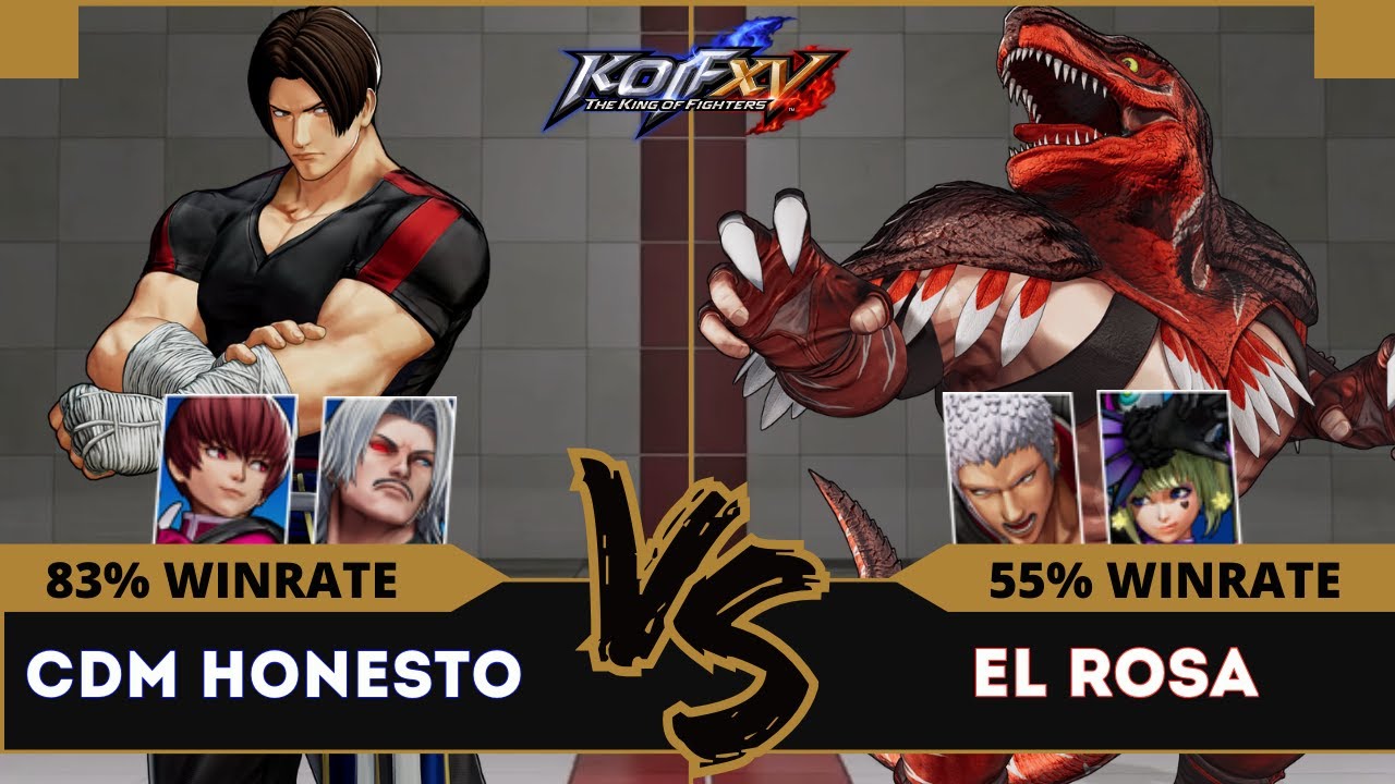 KOFXV⭐CDM HONESTO (Rugal/Kim/O.Chris) vs EL ROSA (O.Yashiro/Dino/Sylvie)⭐Ranked Match - 27/02