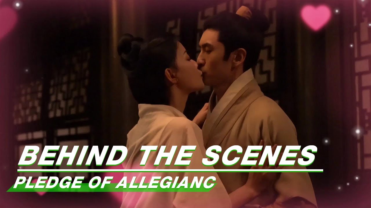 BTS: Kissing Scene Between Zhang Yunlong and Sun Yi | Pledge of Allegiance | 山河之影 | iQIYI