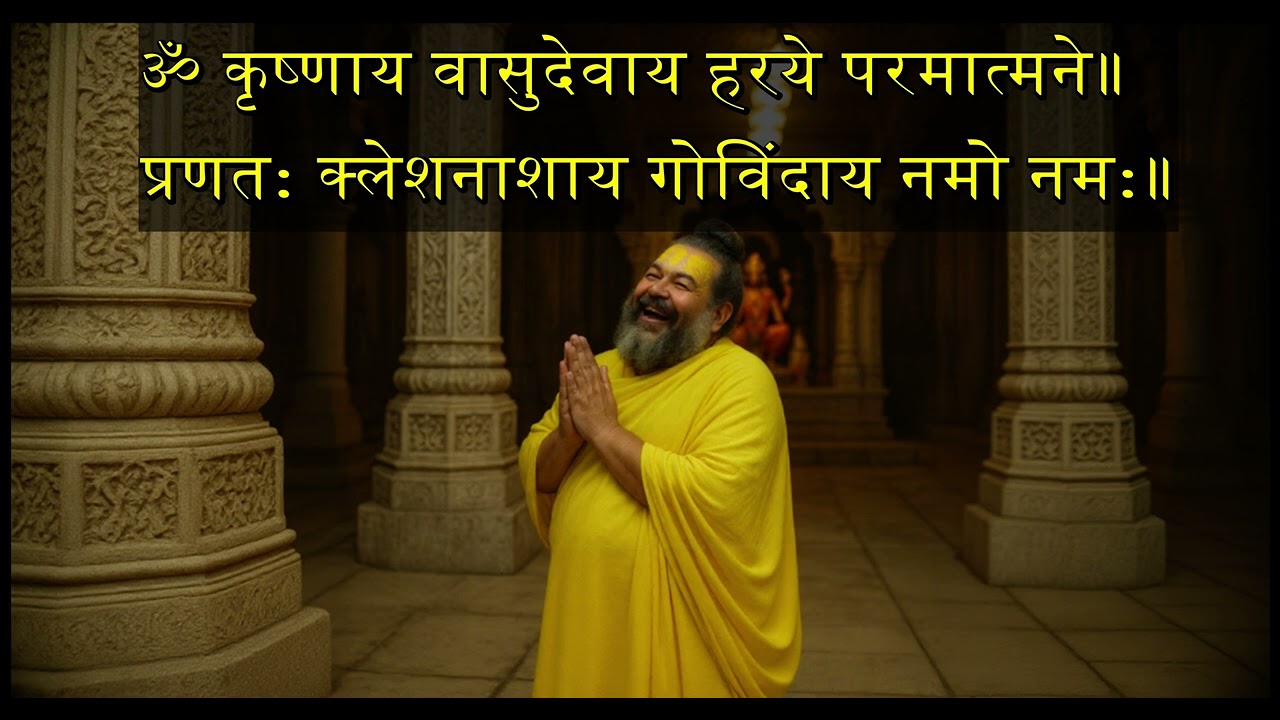 Om Krishna Vasudevaya Mantra 108 Bar - Negative Energy Removal Mantra