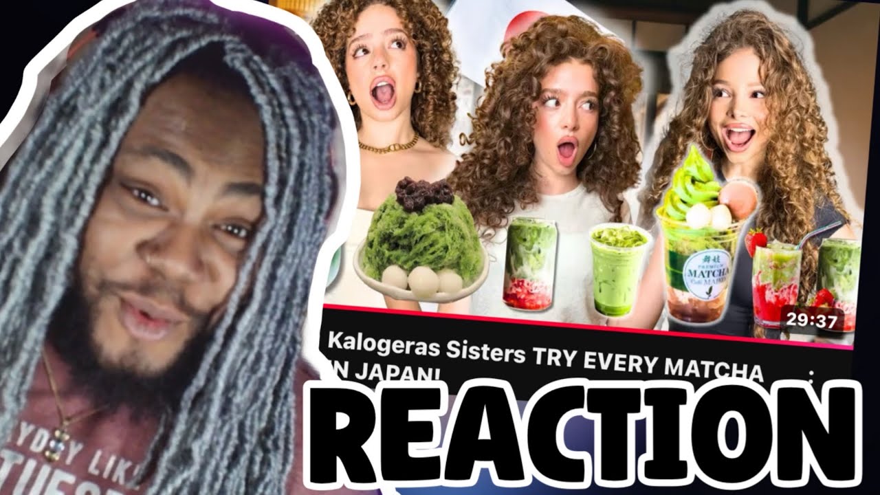 Kalogeras Sisters TRY EVERY MATCHA IN JAPAN! | REACTION
