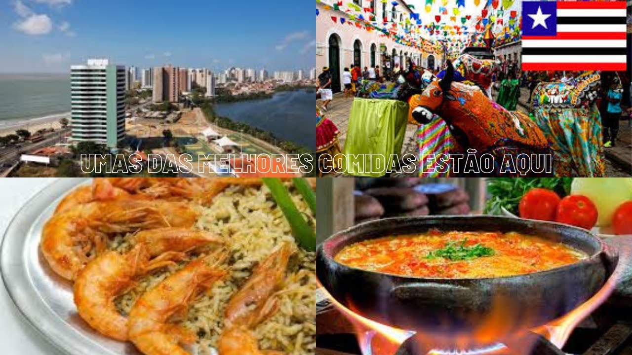 Comidas Típicas e Sobremesas da Culinária Maranhense.