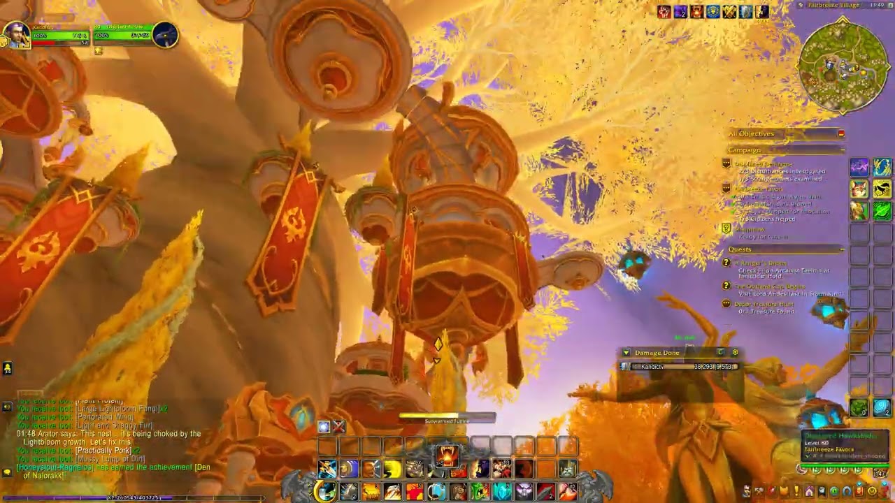 Level 80-81 - Questing in Isle of Quel'Danas