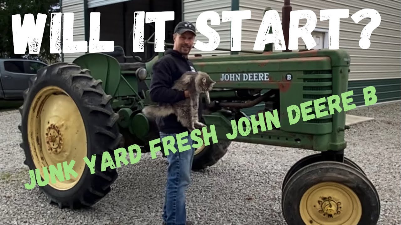 По ферме с JT. Заработает ли наконец свалка John Deere B?