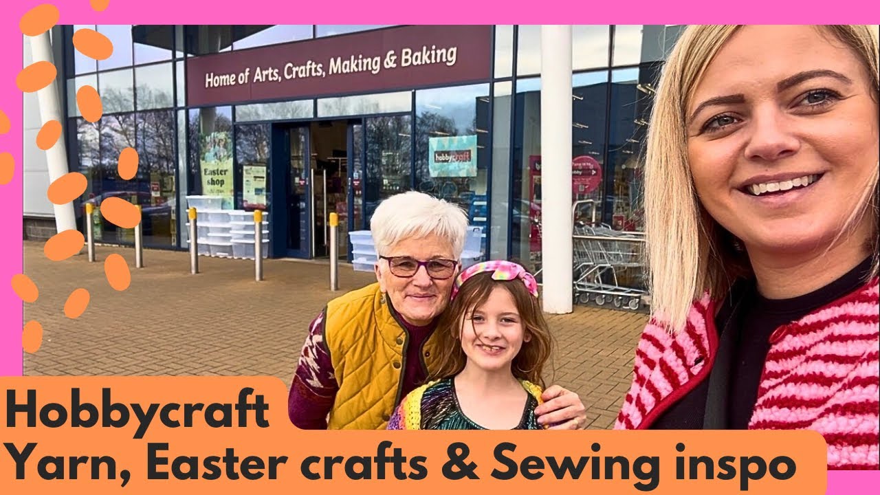 Приглашаем вас за покупками для рукоделия в Hobbycraft! Пряжа, пасхальные поделки и обзор покупок 🧶