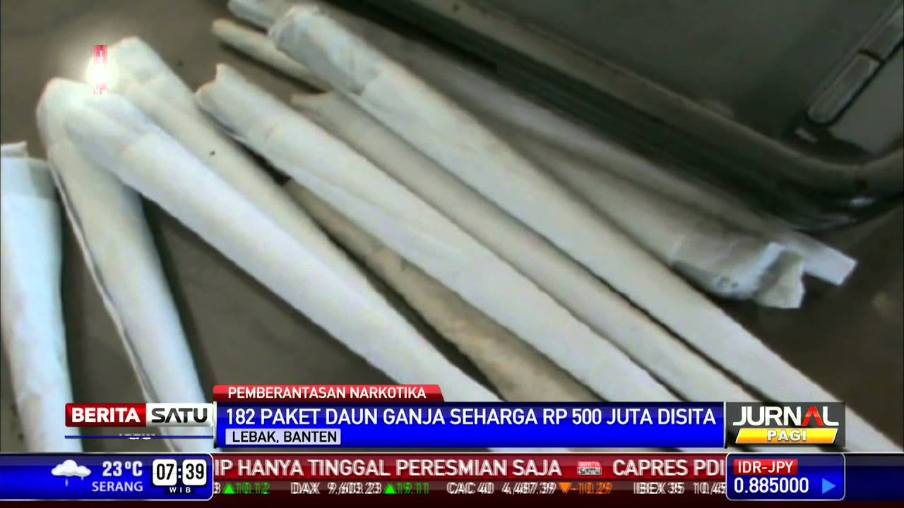 Dua Kurir Ganja Aceh Ditangkap di Lebak