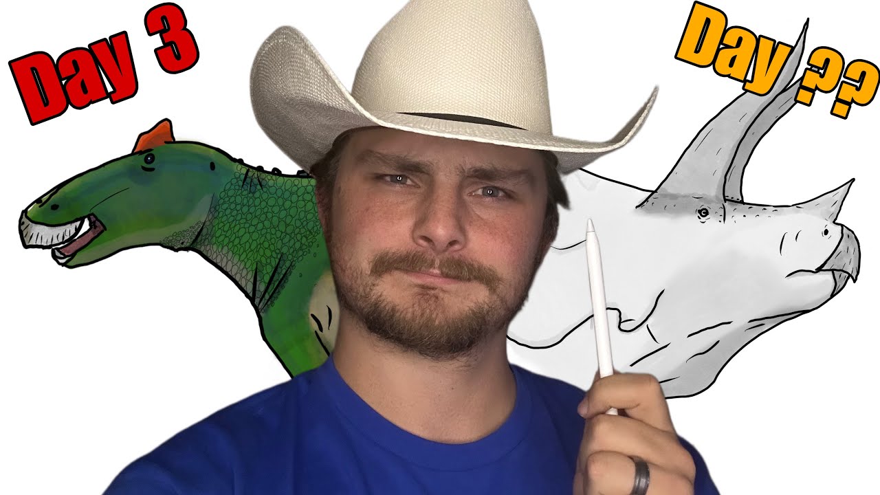 I Drew a Dinosaur a Day for a Month! Here are the Results!
