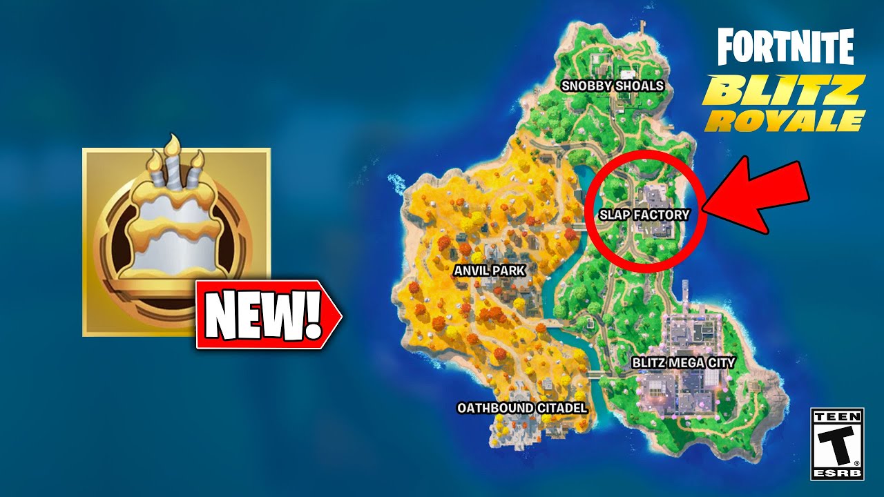 The NEW FORTNITE BLITZ Update! (New POI & New Medallion)