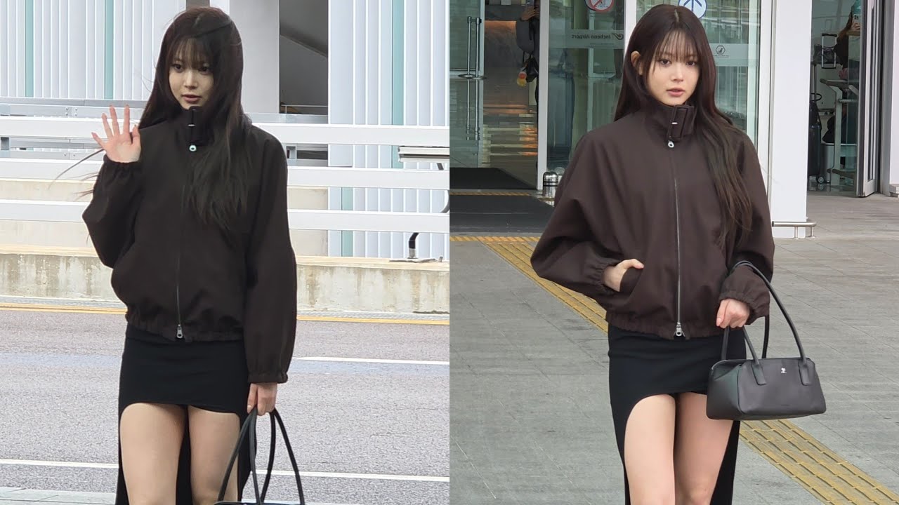 [4K] 260303 르세라핌 홍은채, 프랑스 파리 출국✈️ 직캠 Hong Eun chae Airport Departure Fancam| Paris Overseas Schedule