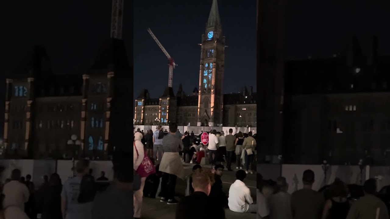 The Sound and Light Show on Parliament Hill
