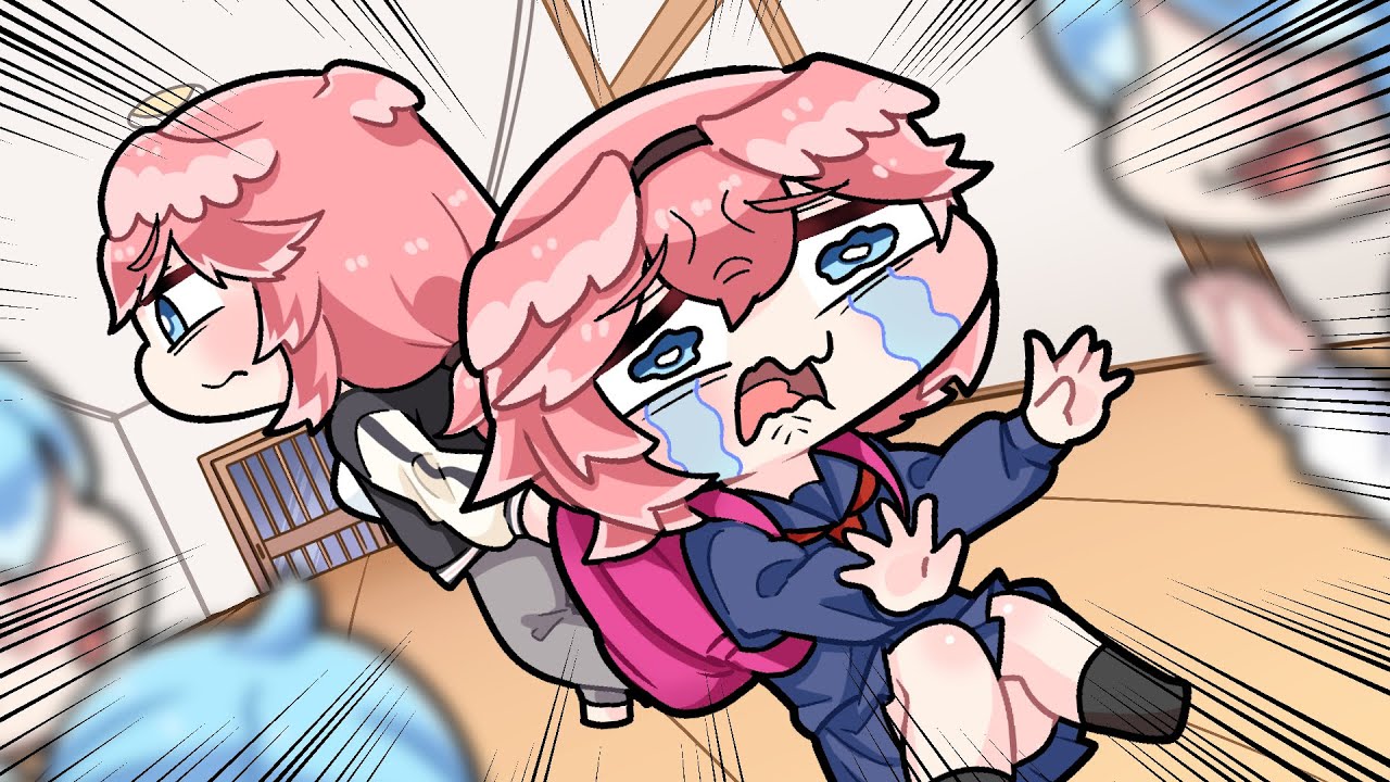 【手描き】家出するも母に先回りされ連れ戻される鷹嶺ルイ【こまいぬ/切り抜き/Hololive】
