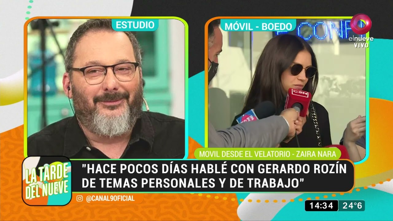Zaira Nara, en el velatorio de Gerardo Rozín: 