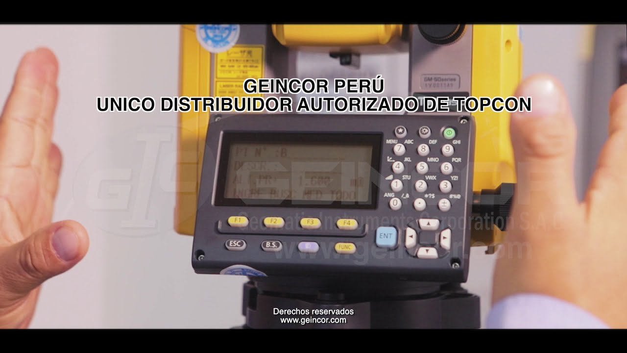 TUTORIAL COLECTOR DE DATOS LEVANTAMIENTO TOPCON GM 50 (6/10)