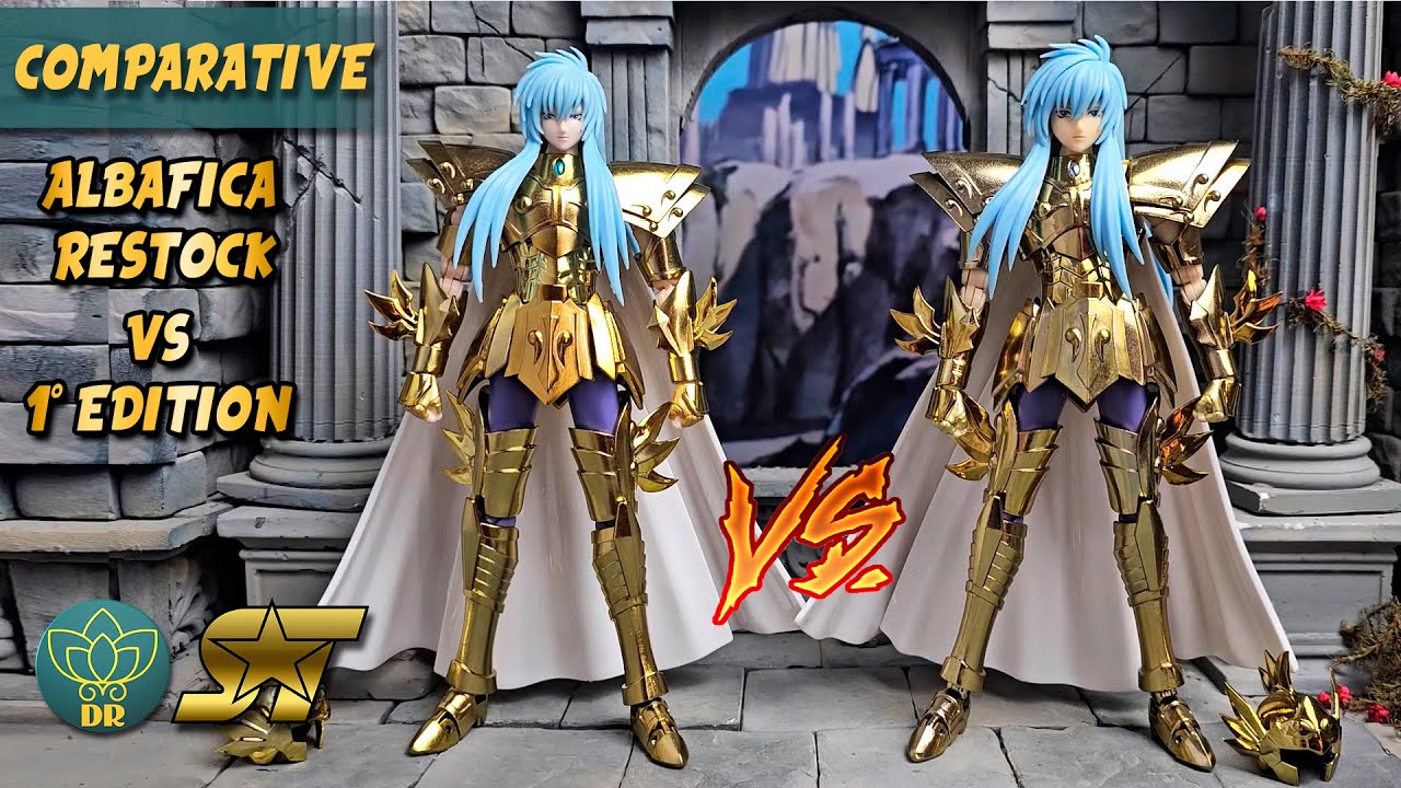 COMPARATIVO: ALBAFICA Restock VS 1° Edition Cloth Myth EX Shine Time ST