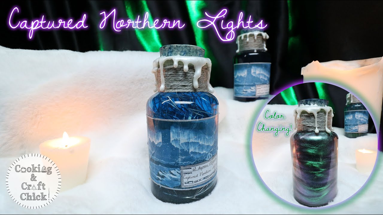 Captured Northern Lights Potion : Potion Prop With Color-Changing Magic! : Aurora Borealis