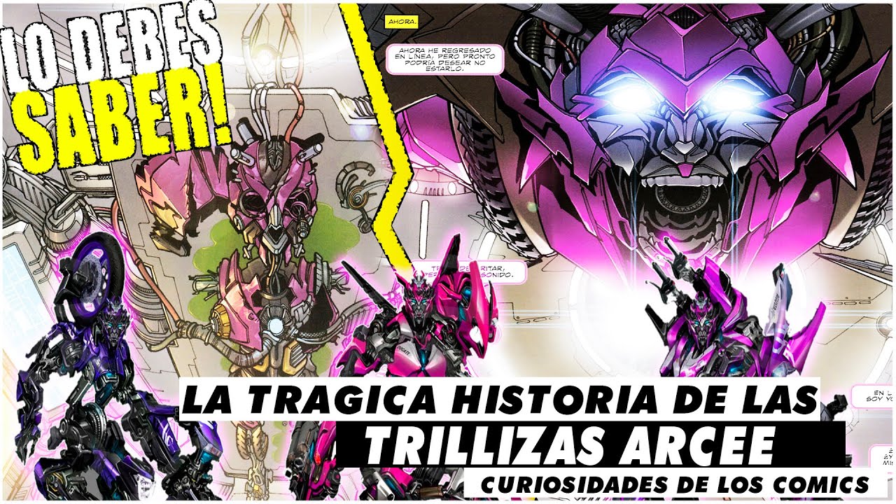 El pasado de: ARCEE,CHROMIA Y ELITA de TRANSFORMERS 2 | CURIOSIDADES DE LOS COMICS #13