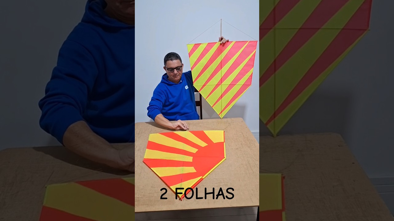2 encapa&ccedil;&atilde;o  de pipa #pipa#pipasnino #pipa在台灣 #tutorial