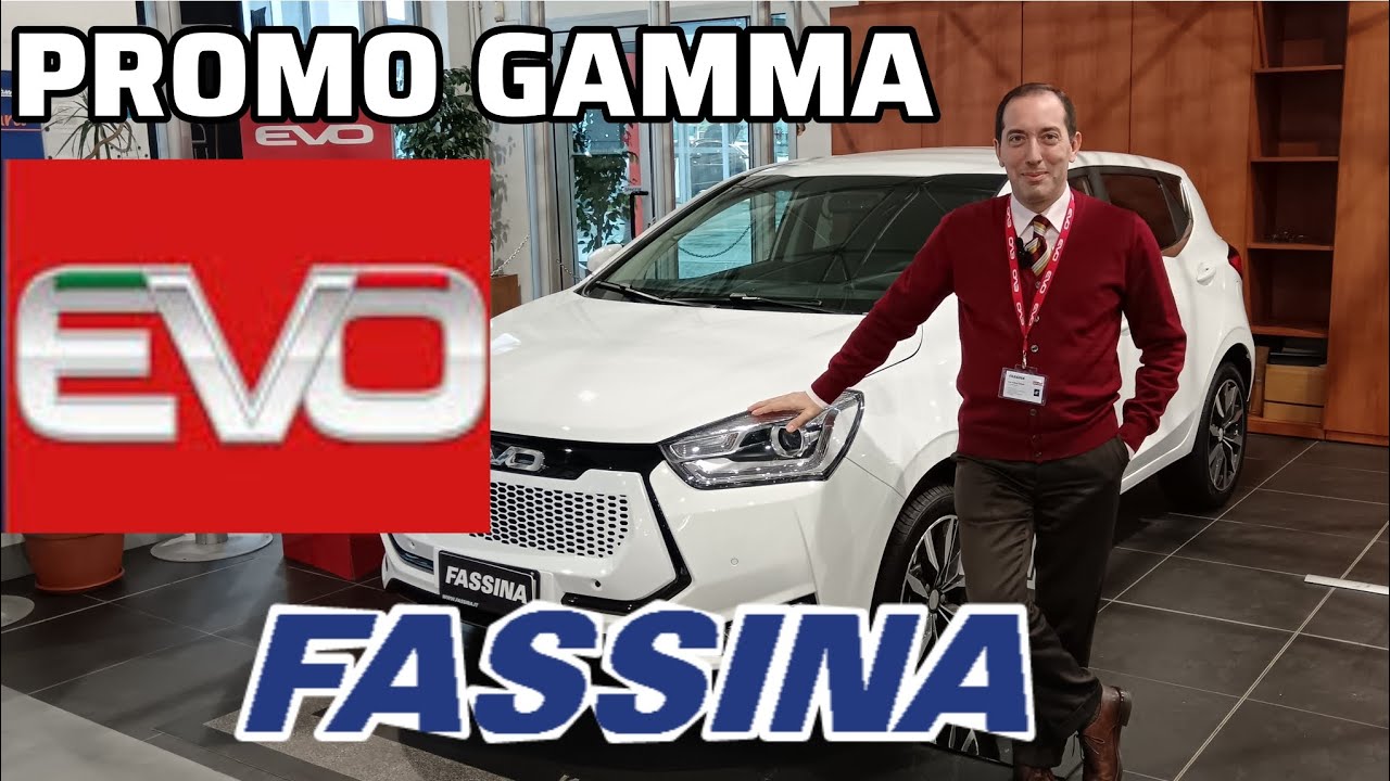 EVO FASSINA: PROMOZIONI GAMMA EVO 3-EVO 5-EVO 7 CON GIAN ANDREA TOFFANO