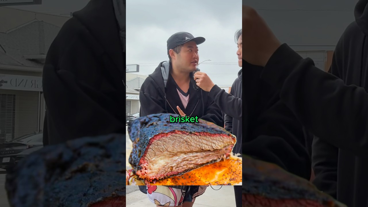 Is TEXAS BBQ best American food?? #streetinterview #manonthestreet #americanfood #fastfood #mukbang