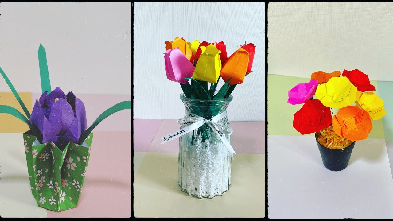 #5 Origami Table decor Flower Vase