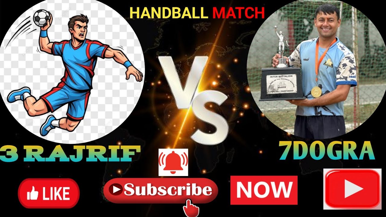 7DOGRA VS 3 RAJ RIFLE हैंडबॉल मैच खतरनाक मुकाबला 😱😱#trending#viralvideo#handball#youtubevideos#like