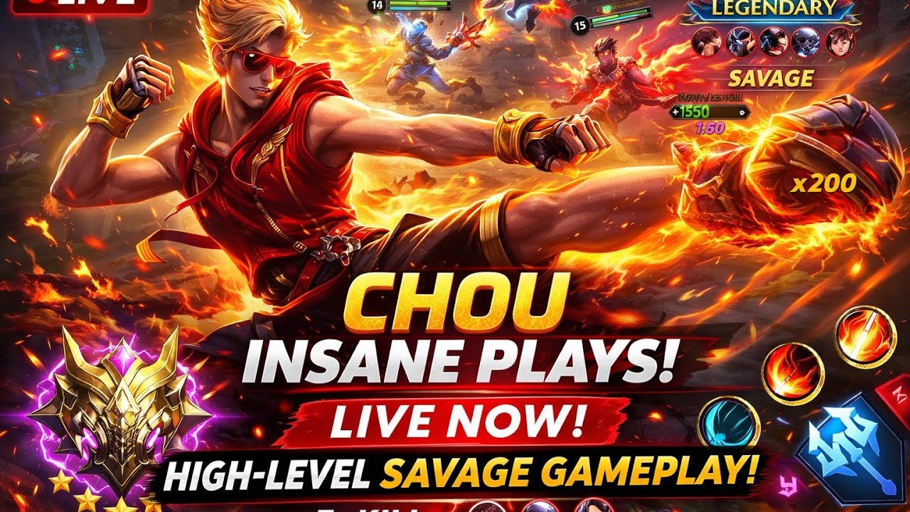 🔴 LIVE NOW!MYTHIC RANK PUSH 🔥 INSANE SAVAGE GAMEPLAY!