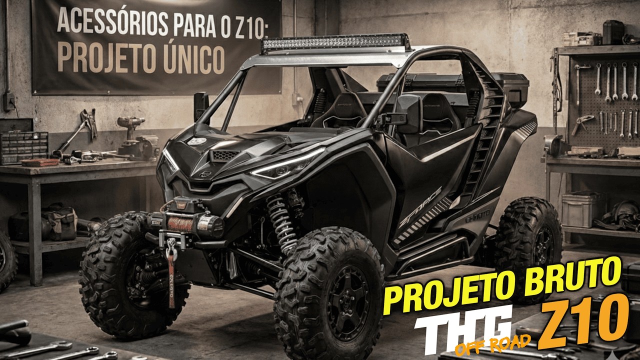 COMEÇOU O PROJETO Z10 TURBO! (Os Primeiros Acessórios Vão Deixar Ele BRUTO!)