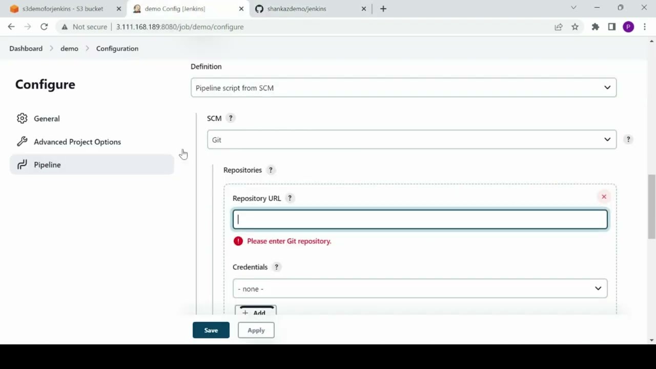 Demo - Jenkins to AWS S3 using IAM role