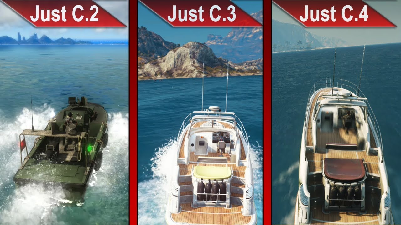 THE BIG JUST CAUSE COMPARISON | Just Cause 2 vs. Just Cause 3 vs. Just Cause 4 | PC | ULTRA