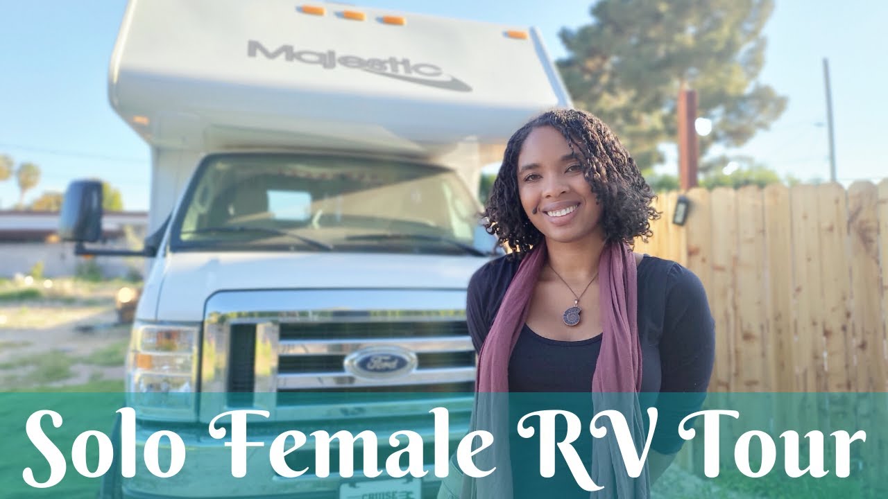 TINY 19ft CLASS C RV TOUR | Solo Female RV Lifestyle