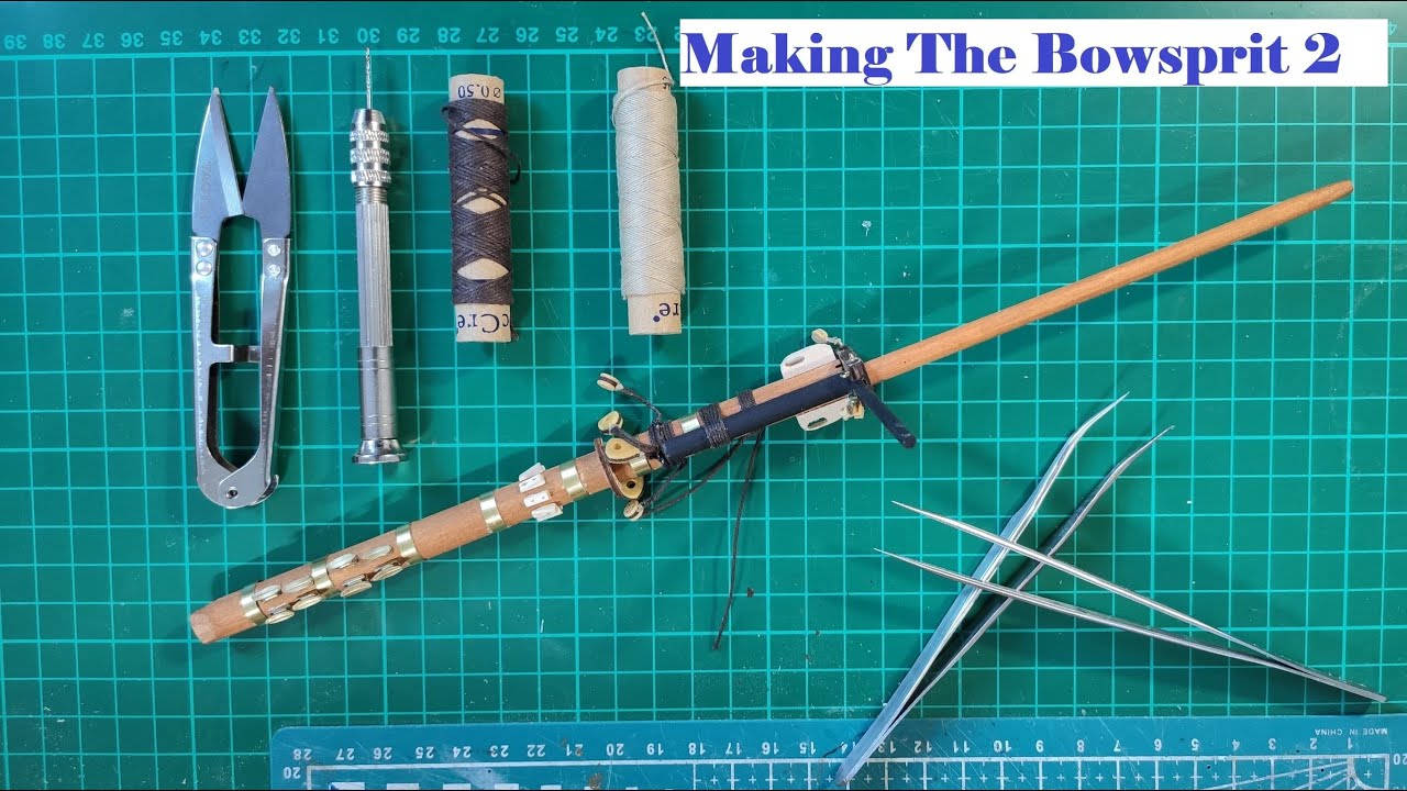 Endeavour : 1/54 Scale Model : Step By Step Video Build : Making The Bowsprit 2 : Part 36