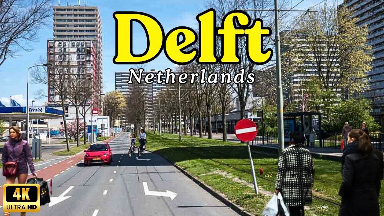 Delft Netherlands 🇳🇱 | Cycling Tour in Delft 2025 Part 1  | The Beauty of Delft 4K