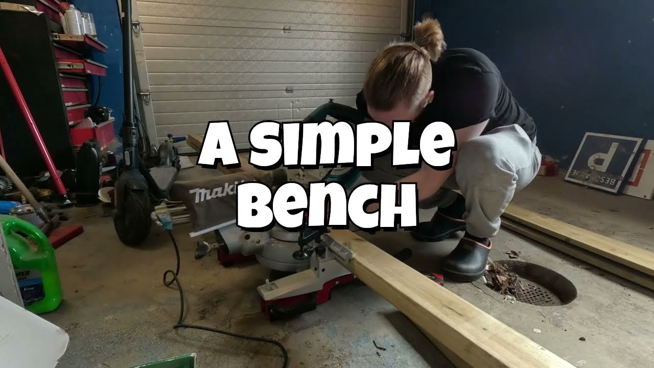 A SIMPLE BENCH FOR YOUR GARDEN.
